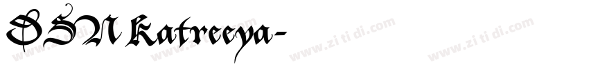 DSN Katreeya字体转换
